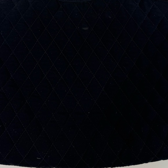 Vera Bradley Black Quilted Microfiber Hobo/Shoulder Bag With‎ Gold Buckles - Picture 8 of 8